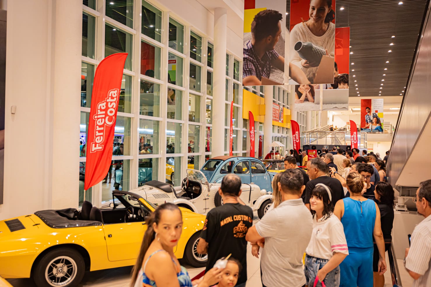6ª Exposição de Carros Clássicos e Encontro de miniaturas marcam aniversário da Ferreira Costa em Natal