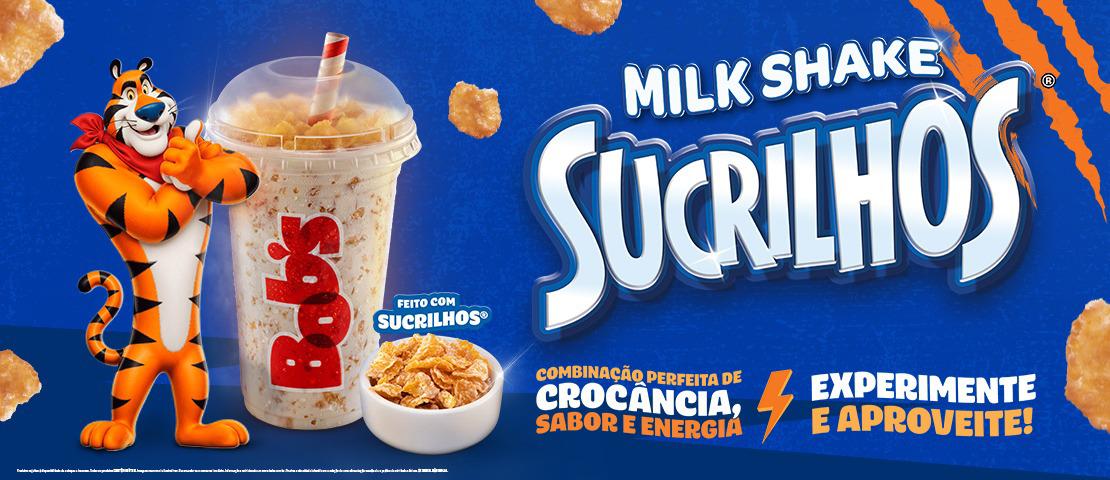Bob’s e Sucrilhos®️ unem cremosidade e crocância em novo Milk Shake